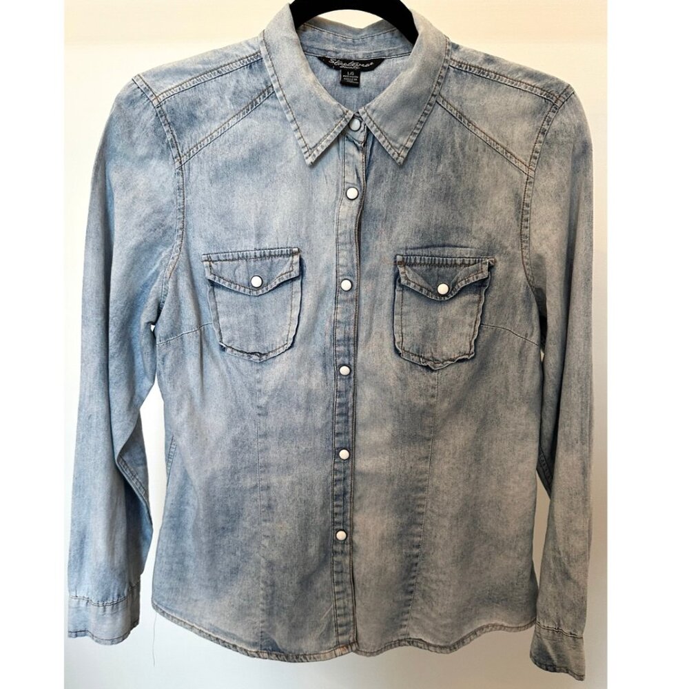 STREETWEAR SOCIETY - Denim Button-Up